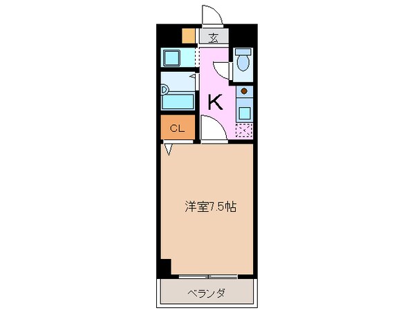 大矢知駅 徒歩20分 3階の物件間取画像